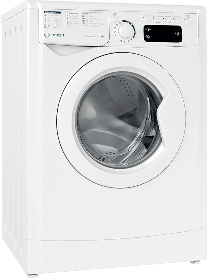 Lavadora Indesit de carga frontal, 8 kg, 1200 RPM