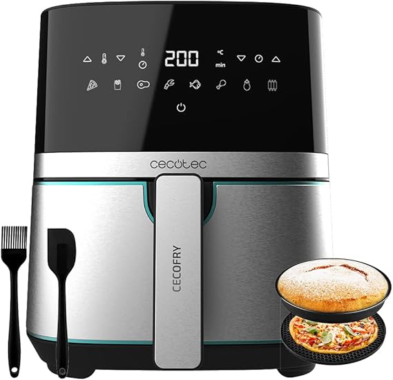 Cecotec Freidora sin Aceite de Aire Cecofry Full Inox 5500 Accesorios