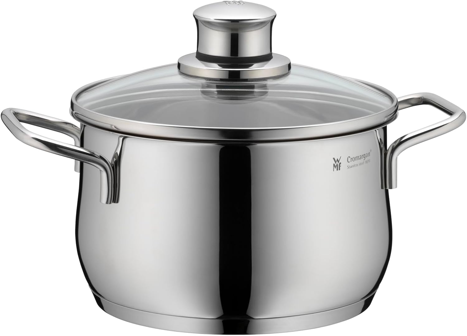 Batería de Cocina de 5 Piezas de Acero Inoxidable – Ollas Aptas para Inducción con Tapas de Cristal