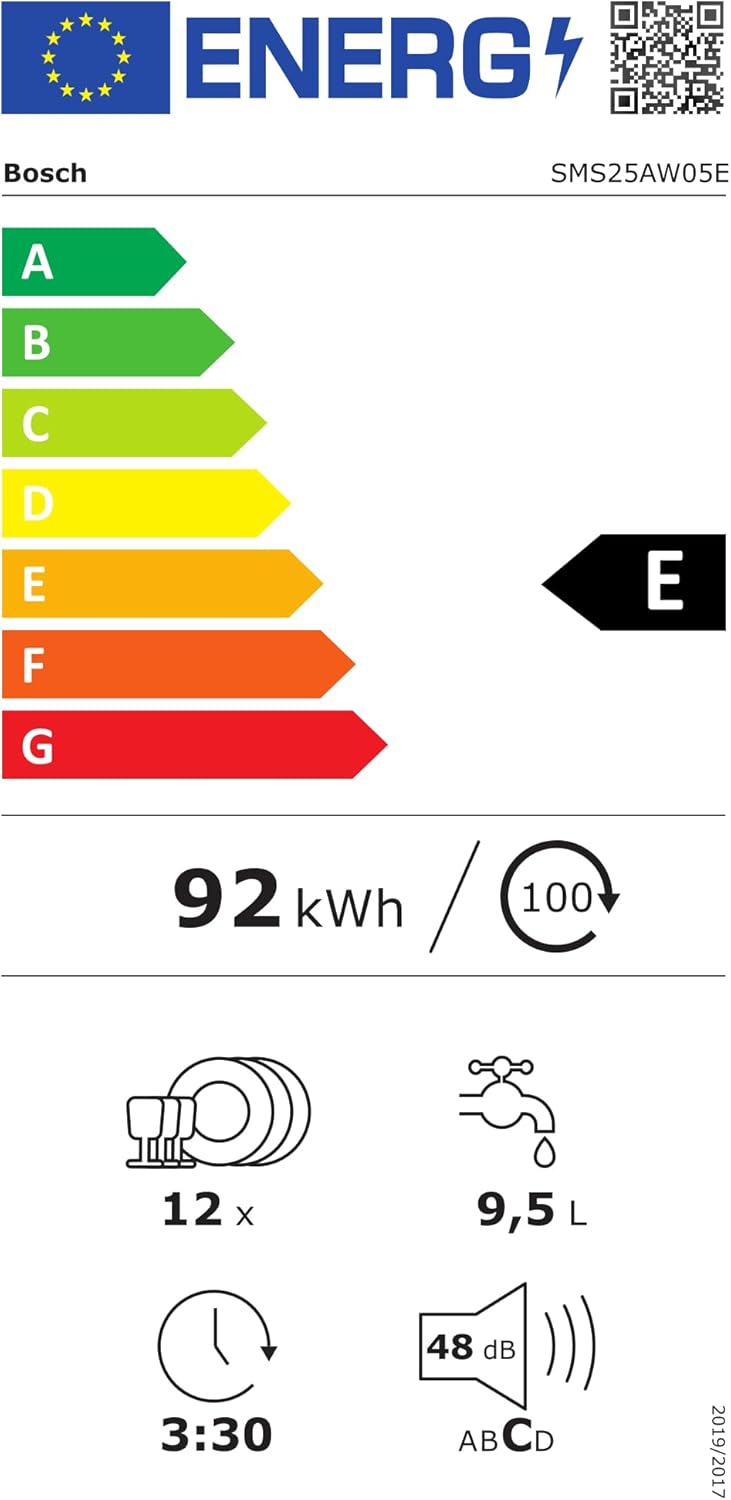 Lavavajillas Bosch Libre Instalación, 60 cm, Motor EcoSilence