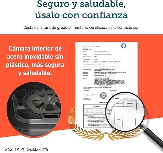 Cosori Freidora de Aire Duradera 5.5 L Air Fryer 1700W