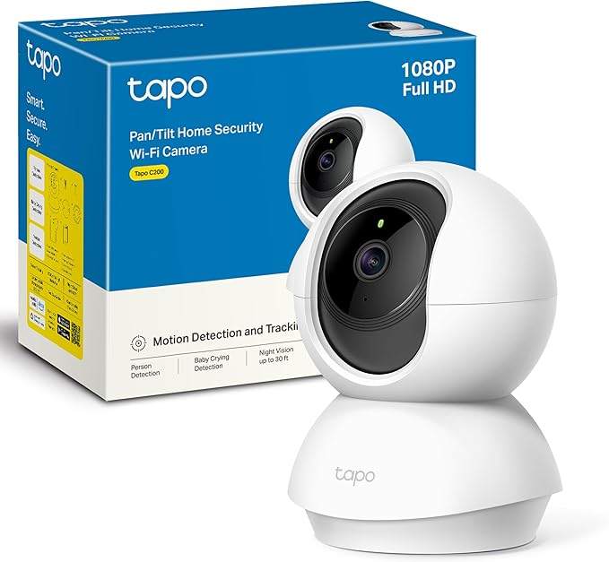 Tapo C200 - Cámara IP WiFi 360° Cámara de Vigilancia FHD 1080p