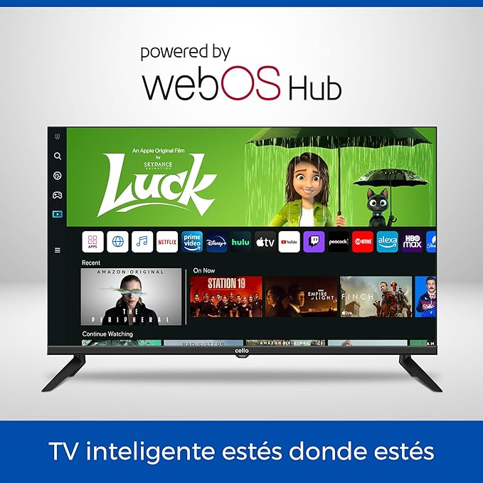 Cello 32" Smart TV LG WebOS HD Ready Televisión con Triple sintonizador