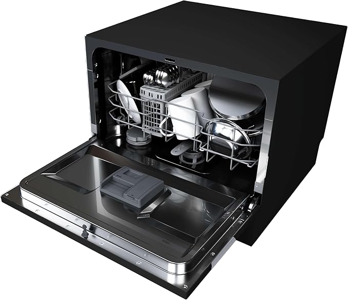 Lavavajillas Compacto Libre Instalación 6 cubiertos Bolero Aguazero 2300 Inox
