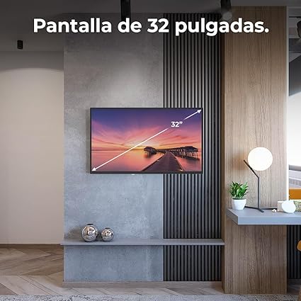 Cecotec TV, Televisor LED de 32Pulgadas, HD