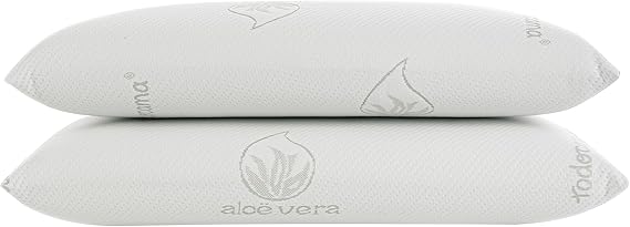 Almohada Viscoelástica Aloe Vera (Pack de 2 Unidades - 70 cm)
