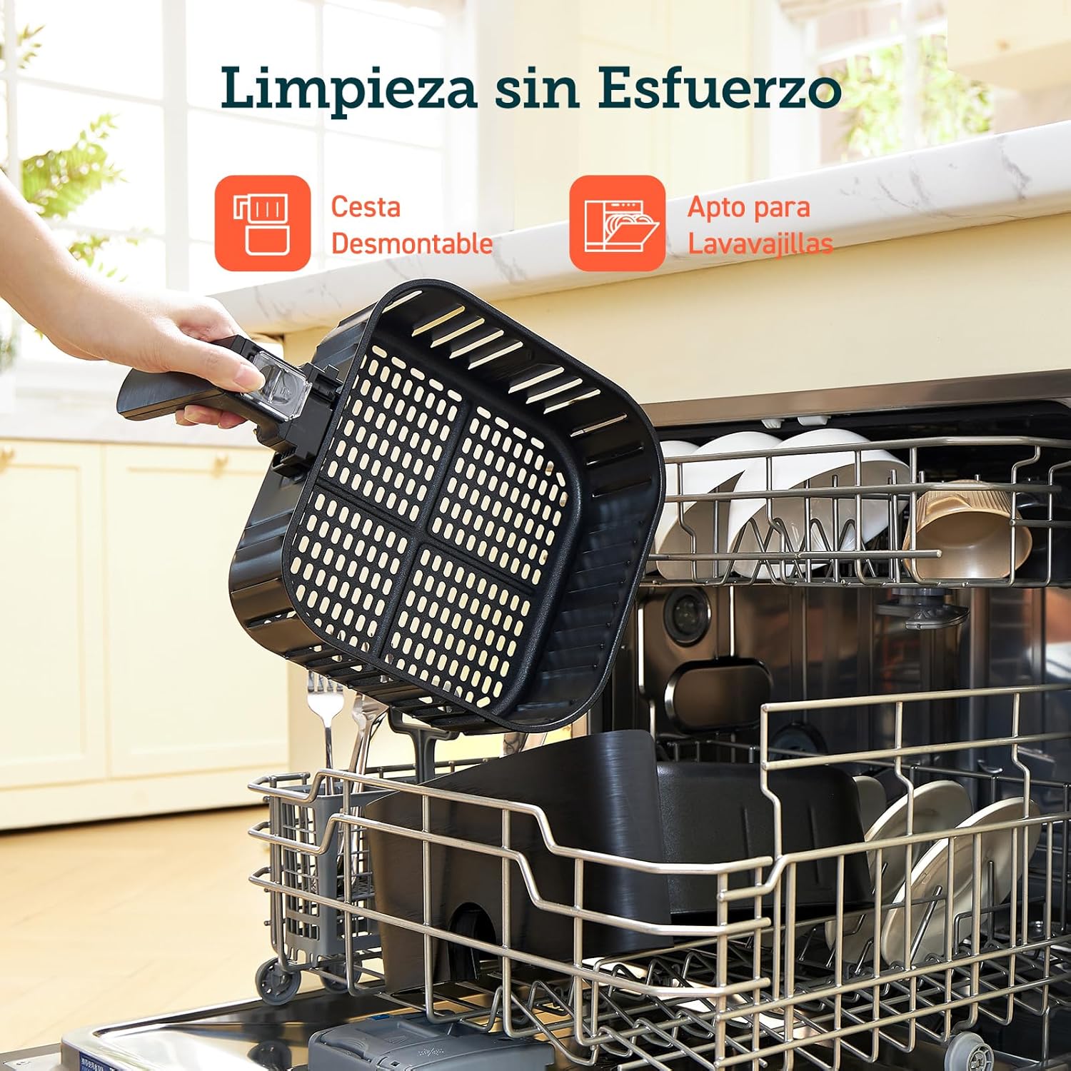Cosori Freidora de Aire Duradera 5.5 L Air Fryer 1700W