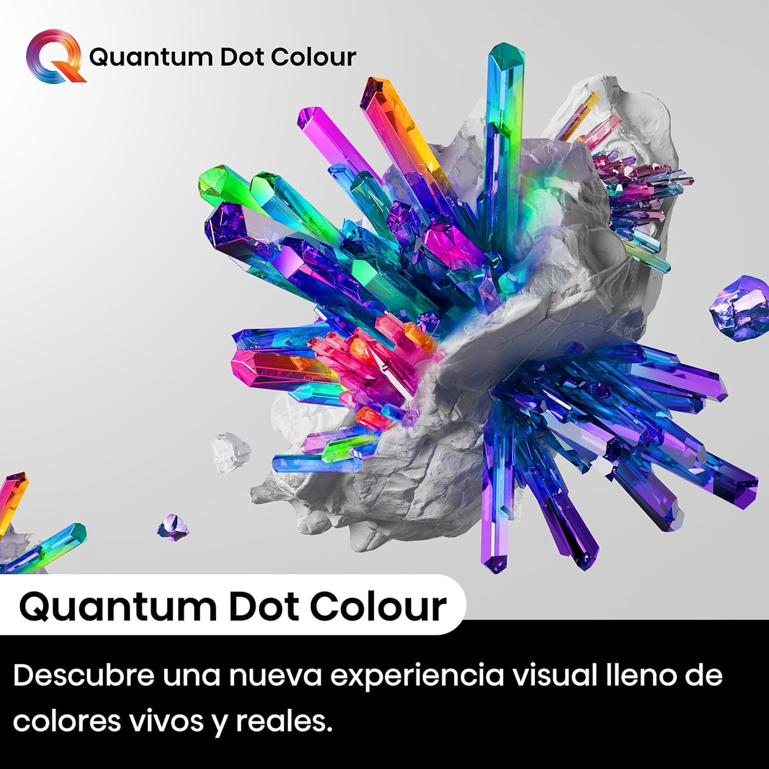 Hisense QLED Smart TV, 43 Pulgadas Televisor, Quantum Dot Colour, Dolby Vision