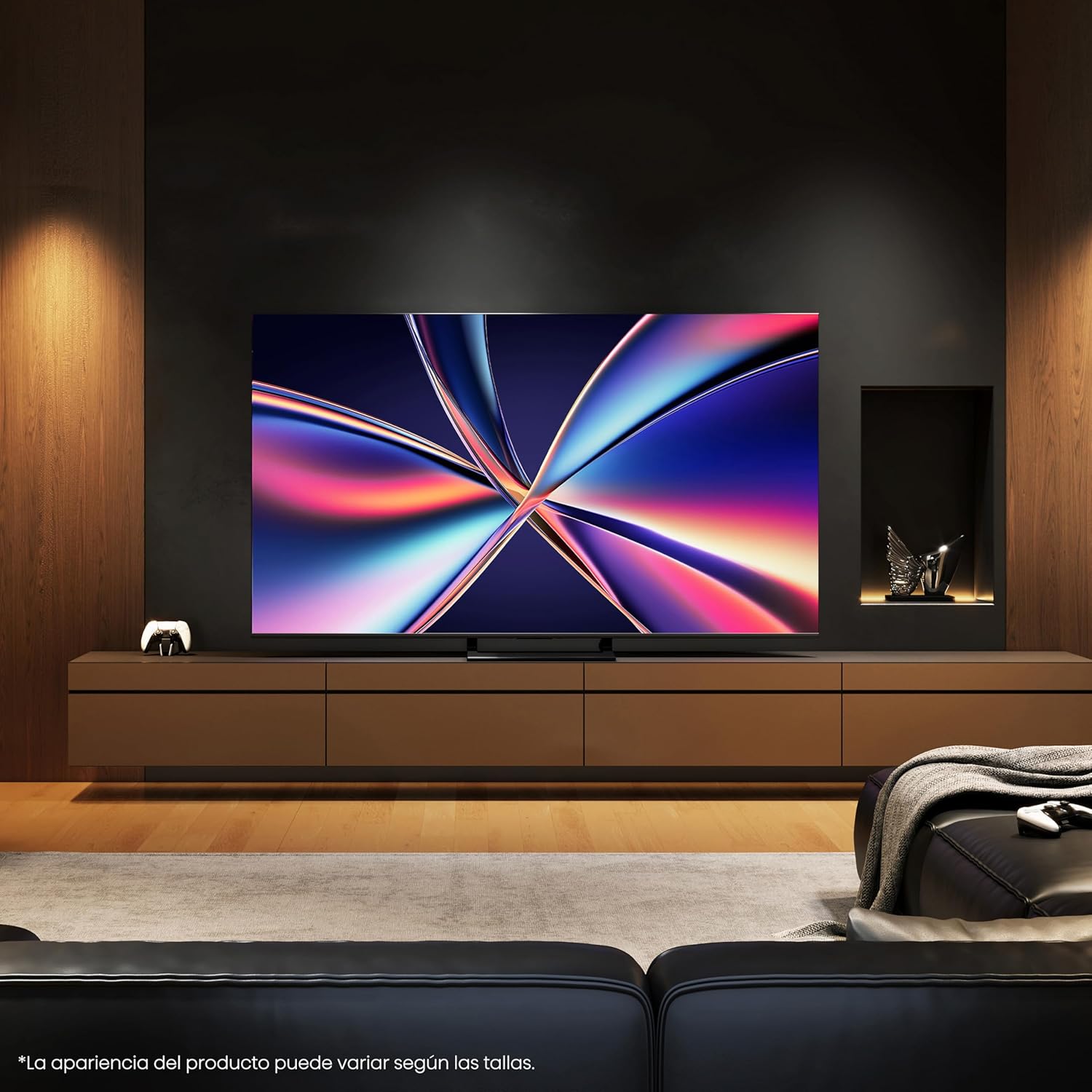 2025 Hisense 55E8Q Mini LED Smart TV, Quantum Dot, 144 Hz, subwoofer integrado, Dolby Vision