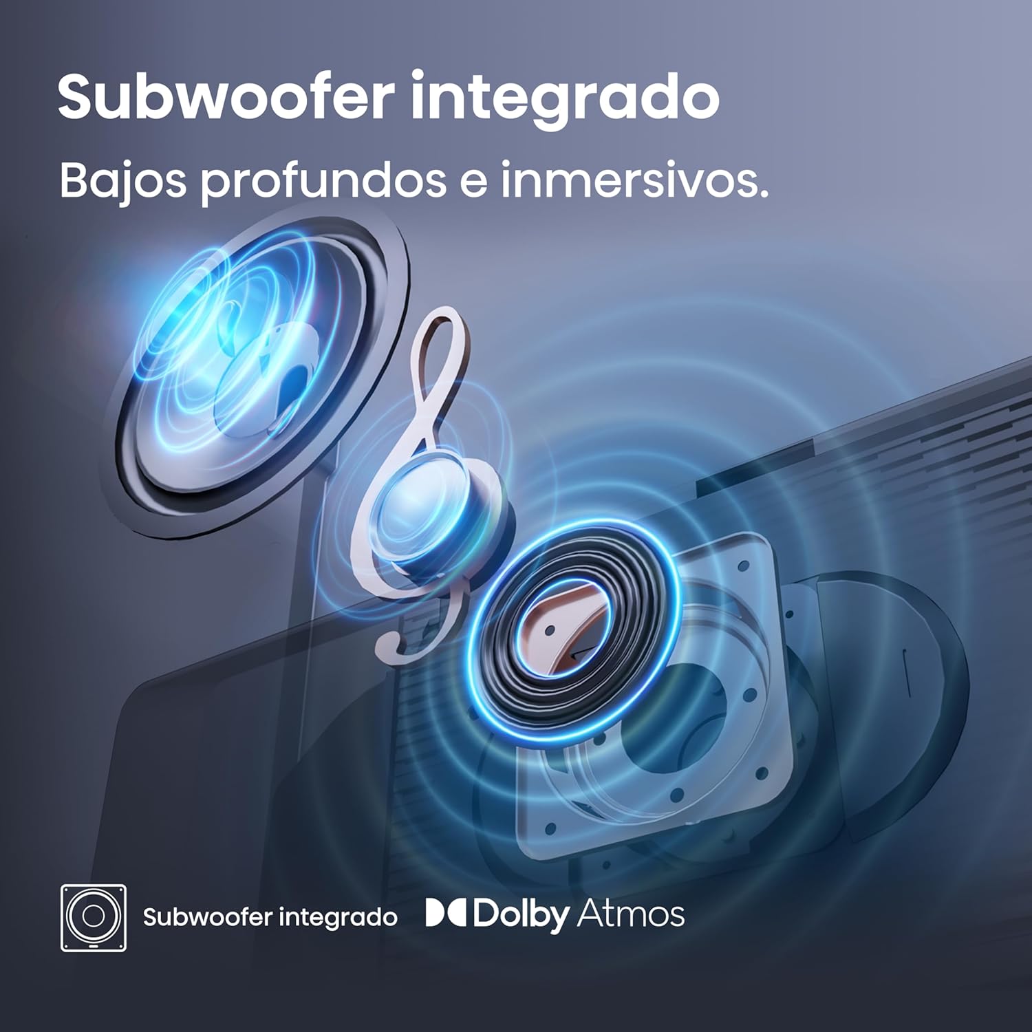 2025 Hisense 55E8Q Mini LED Smart TV, Quantum Dot, 144 Hz, subwoofer integrado, Dolby Vision