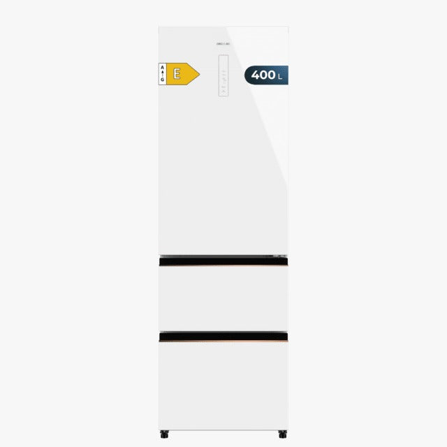 Bolero CoolMarket Combi FD 400 White Glass E Frigorífico con capacidad de 400L