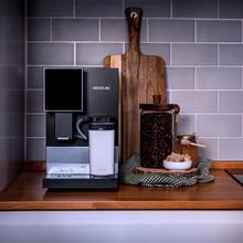 Black Silver Cafetera superautomática compacta con 19 bares