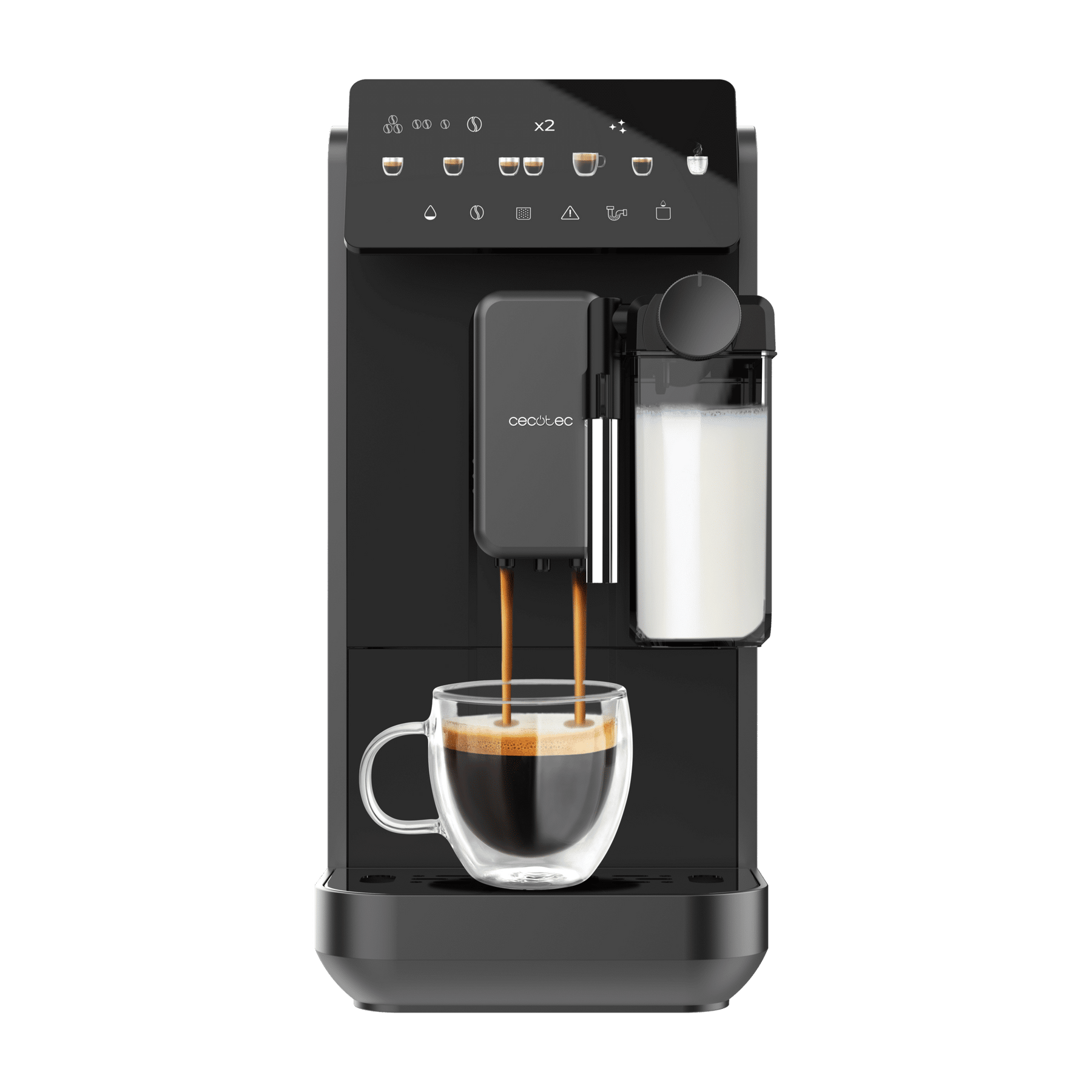 Lungo Latte Cafetera automática con unidad de procesado de 20 g
