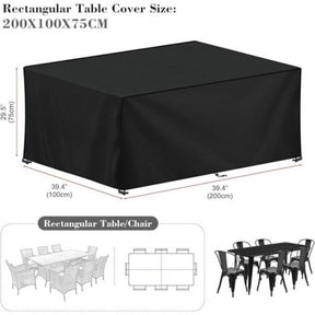Funda Impermeable para Muebles de Jardín | Protección UV, Lluvia y Polvo para Exterior