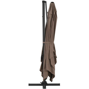 Sombrilla Excéntrica Rectangular 3x4M de Aluminio  Parasol Grande para Jardín y Terraza