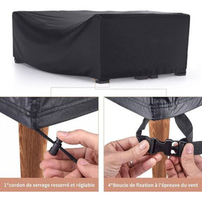 Funda Impermeable para Muebles de Jardín | Protección UV, Lluvia y Polvo para Exterior