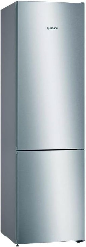 Frigorífico Combi, Libre instalación, Serie 4, VitaFresh, Acero antihuellas, [Clase de eficiencia energética E]
