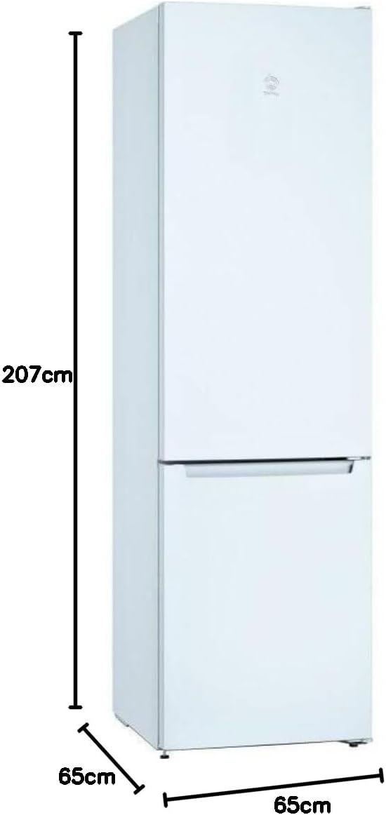 Frigorífico combinado, 203 x 60 cm, Cajón ExtraFresh, Iluminación LED, Blanco, 3KFE763WI [Clase de eficiencia energética E]