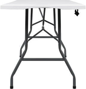 Mesa Plegable Portátil 180x70 cm – Mesa Rectangular para Camping, Jardín, Eventos y Reuniones