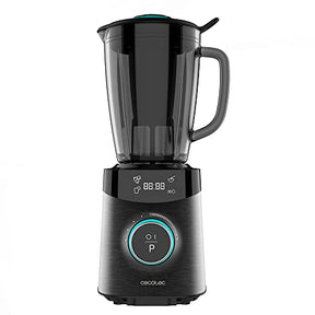 Cecotec Batidora de Vaso Power Black Titanium 2000MAX Mix Go. Potência Máxima de 2000W, Acabamentos em Acero Inoxidable, Cuchilla com Revestimento de Titanio Negro, Capacidade 1,5L