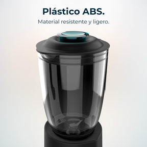 Cecotec Batidora de Vaso Power Black Titanium 2000MAX Mix Go. Potência Máxima de 2000W, Acabamentos em Acero Inoxidable, Cuchilla com Revestimento de Titanio Negro, Capacidade 1,5L