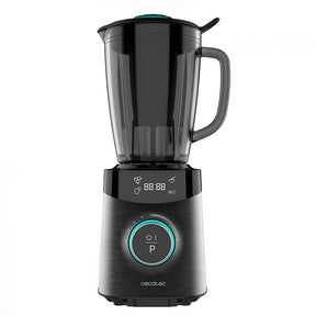 Cecotec Batidora de Vaso Power Black Titanium 2000MAX Mix Go. Potência Máxima de 2000W, Acabamentos em Acero Inoxidable, Cuchilla com Revestimento de Titanio Negro, Capacidade 1,5L