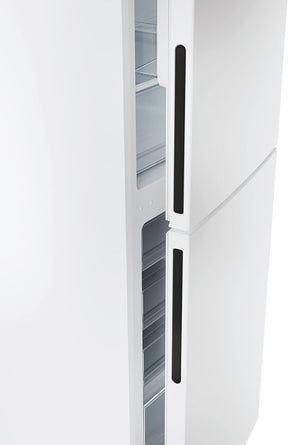 Frigorífico Combi, 55CM, Altura 1,77m, 260L, Low Frost, Función SuperCool, Cajón Verdulero, Control electrónico interno, LED, Puertas Reversibles, 39DB, Clase E, Blanco [Clase de eficiencia energética E]