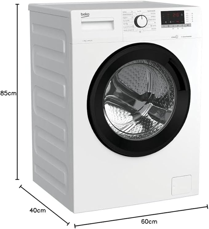 Lavadora Beko Clase A 9 Kg 1400 rpm