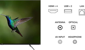 TCL 126cm (50 ") QLED Fire TV (4K Ultra HD, HDR 10+, Dolby Vision & Atmos, Smart TV, Game Master, 60Hz Motion clarity), Negro [Clase de eficiencia energética G]