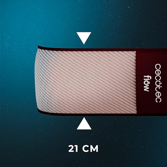 Colchón Viscoelástico Flow PureVital 1900 Medida 90x190. Multicapa, Altura 21cm