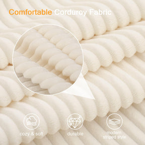 MeMoreCool Sofá-cama conversível, sofá dobrável de veludo con almofadas, sofá sem ossos, confortável sofá de dois lugares para sala de estar e quarto, cor bege