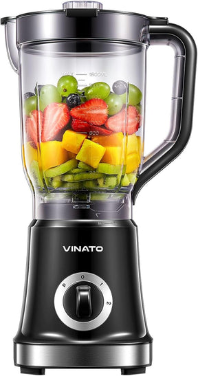Licuadora para zumos, batidos, smoothies, jarra de 1,8L, 500W