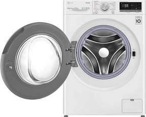 Lavadora LG  de carga frontal de 10,5 kg, 1400 rpm, WiFi, inteligencia artificial