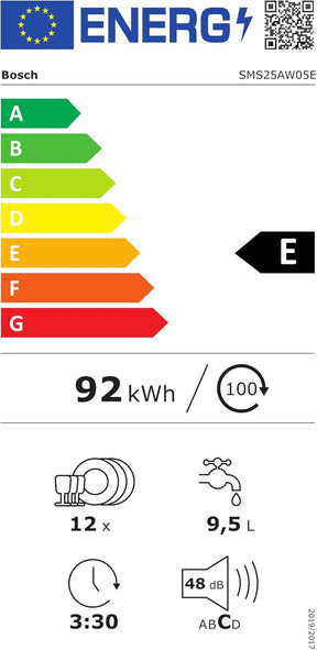 Lavavajillas Bosch  Libre Instalación, 60 cm, Motor EcoSilence