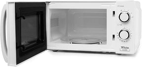 Microondas, 700 W, 6 niveles de funcionamiento, 20 litros de capacidad