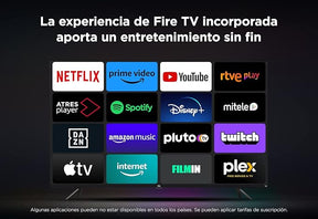 TCL 126cm (50 ") QLED Fire TV (4K Ultra HD, HDR 10+, Dolby Vision & Atmos, Smart TV, Game Master, 60Hz Motion clarity), Negro [Clase de eficiencia energética G]