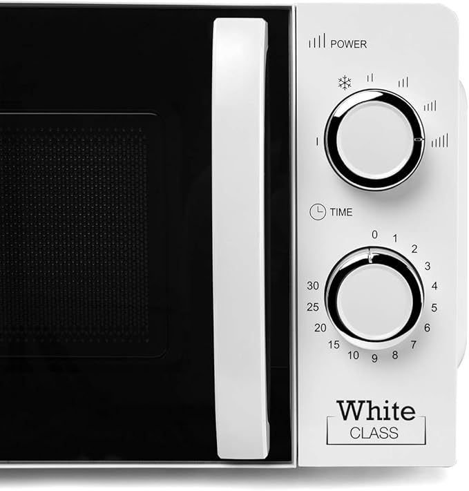 Microondas, 700 W, 6 niveles de funcionamiento, 20 litros de capacidad