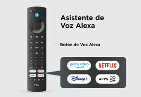 TCL 126cm (50 ") QLED Fire TV (4K Ultra HD, HDR 10+, Dolby Vision & Atmos, Smart TV, Game Master, 60Hz Motion clarity), Negro [Clase de eficiencia energética G]