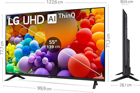 LG ",UHD 4K, Serie UT73, Smart TV, WebOS24, Procesador a5