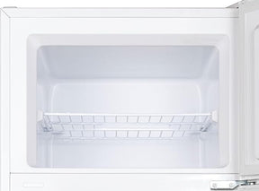 Frigorífico Combi, 211L, Cajón Verdulero, Iluminación LED, Puerta Reversible, 41DB, Alarma de Puerta, Ancho 55cm, Altura 1,45m, Blanco [Clase de eficiencia energética E]