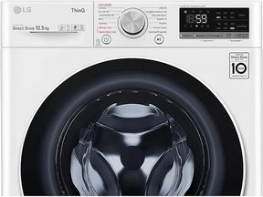 Lavadora LG  de carga frontal de 10,5 kg, 1400 rpm, WiFi, inteligencia artificial