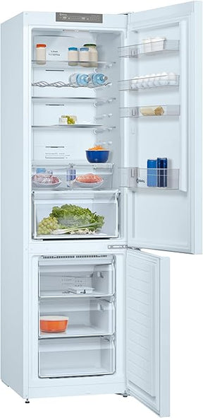 Frigorífico combinado, 203 x 60 cm, Cajón ExtraFresh, Iluminación LED, Blanco, 3KFE763WI [Clase de eficiencia energética E]