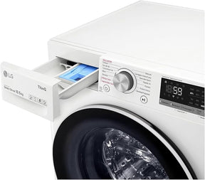 Lavadora LG  de carga frontal de 10,5 kg, 1400 rpm, WiFi, inteligencia artificial