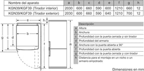 Frigorífico combinado, 203 x 60 cm, Cajón ExtraFresh, Iluminación LED, Blanco, 3KFE763WI [Clase de eficiencia energética E]