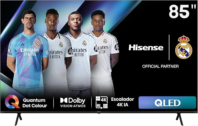 Hisense QLED Smart TV, 43 Pulgadas Televisor, Quantum Dot Colour, Dolby Vision