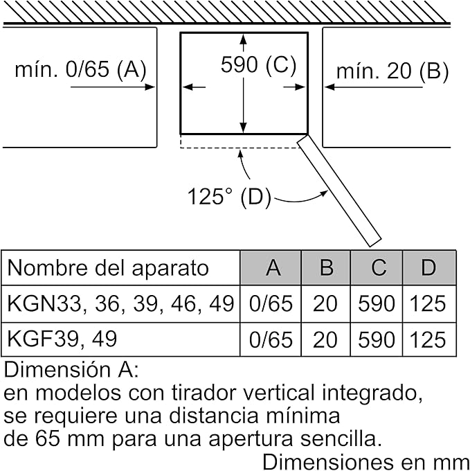Frigorífico combinado, 203 x 60 cm, Cajón ExtraFresh, Iluminación LED, Blanco, 3KFE763WI [Clase de eficiencia energética E]