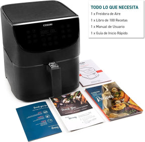 Cosori Freidora de Aire Duradera 5.5 L Air Fryer 1700W