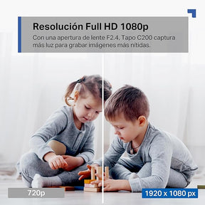 Tapo C200 - Cámara IP WiFi 360° Cámara de Vigilancia FHD 1080p