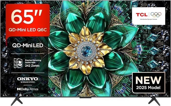 TCL 55” QD-Mini LED Smart TV, 4K HDR Premium 1000nits