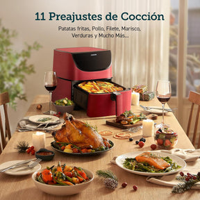 Freidora de Aire Práctica y Duradera 5,5L Air Fryer 1700W